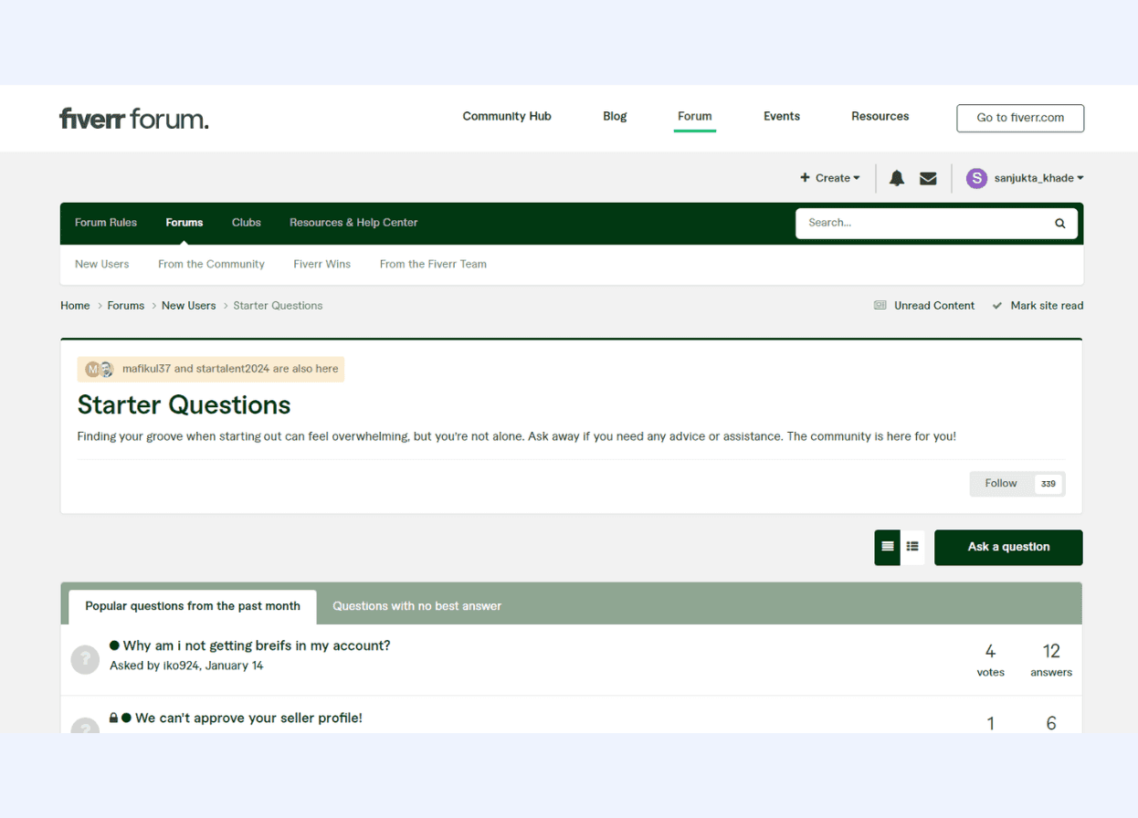 Fiverr Forum