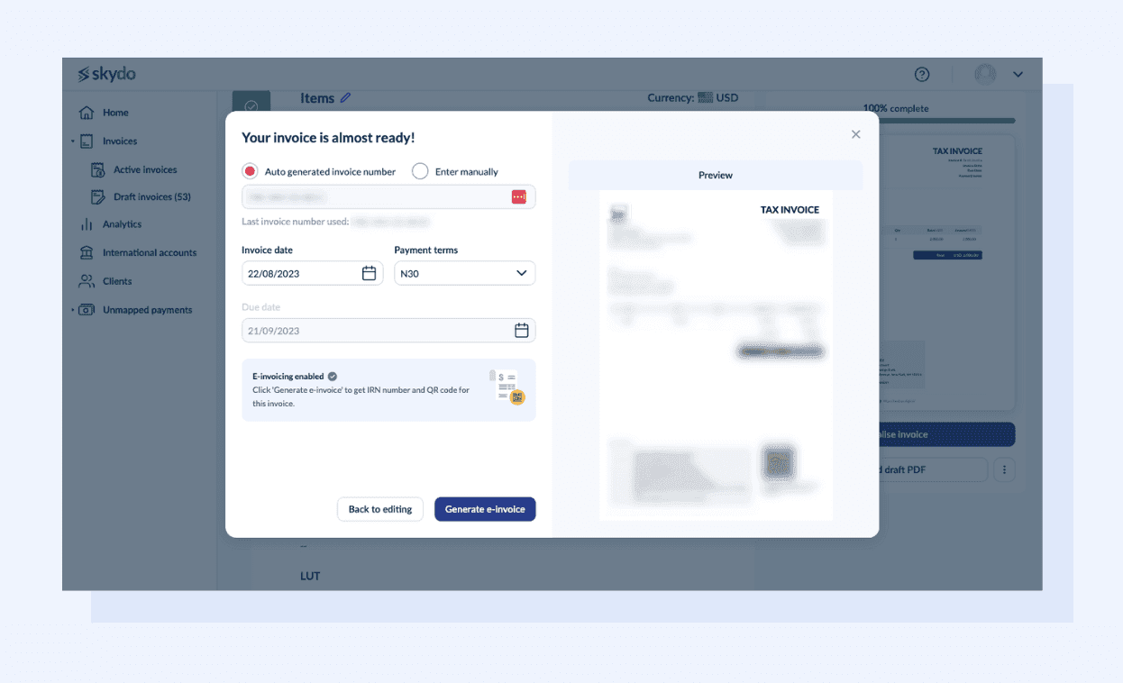 Monitor Receivable Payments With Skydo’s Payment Tracking Feature