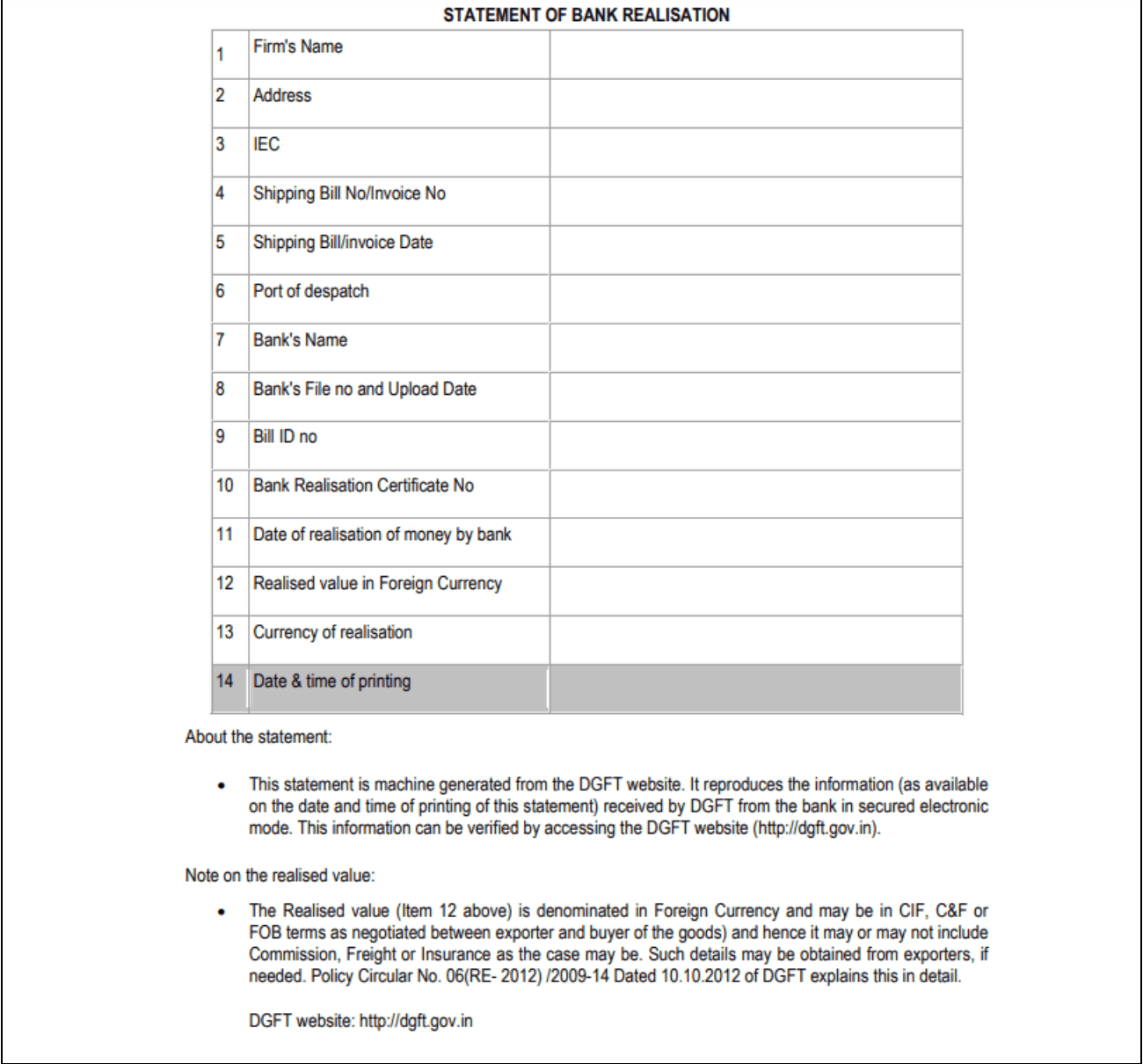 eBRC Sample
